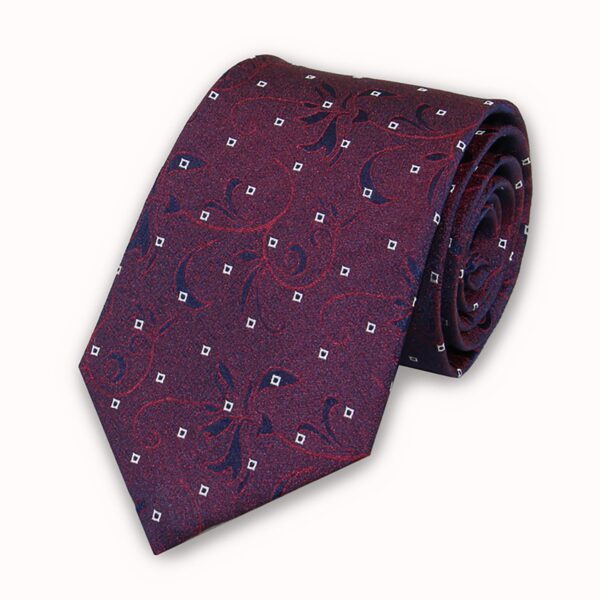 Flower Ties for Men Handkerchief Cufflinks Set Wedding Necktie Set Party - Image 6