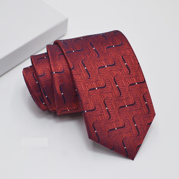 9 Pake Red Tie Mens Necktie  for Business and Wedding  Tie - Image 2