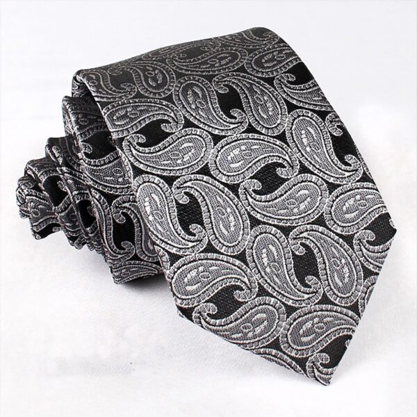 Mens Necktie floral Tie for Business and Wedding - Image 2
