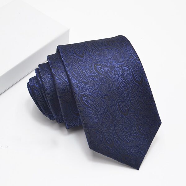 Mens Striped Tie  Woven Set Wedding Business Formal Gift Tie for Men - Image 8