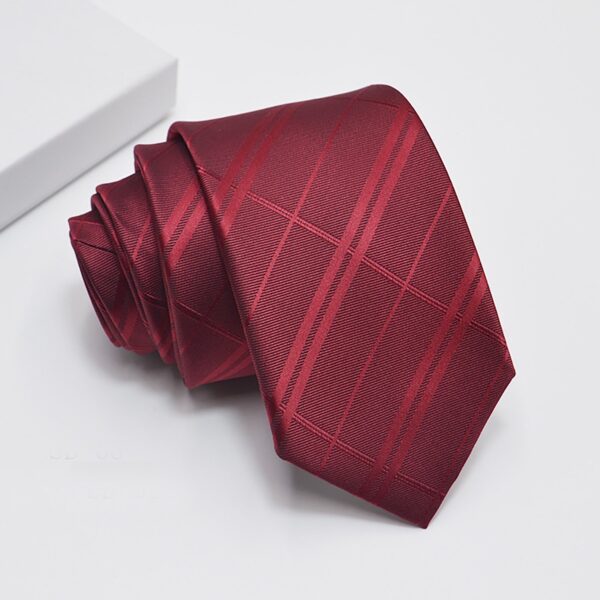 9 Pake Red Tie Mens Necktie  for Business and Wedding  Tie - Image 8