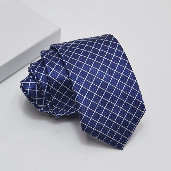 Mens Striped Tie  Woven Set Wedding Business Formal Gift Tie for Men - Image 2