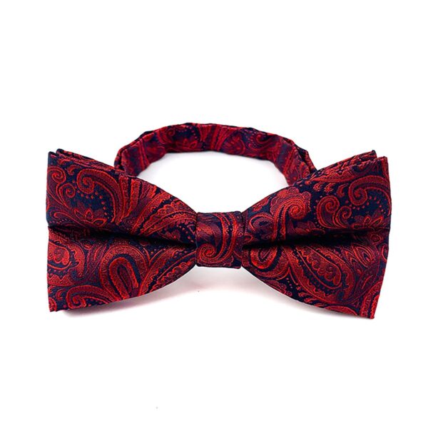 Men's Bow Ties floral Color Pre-Tied  Satin Formal Tuxedo Bowtie Adjustable Neck Bowtie for Men Wedding Party - Image 12