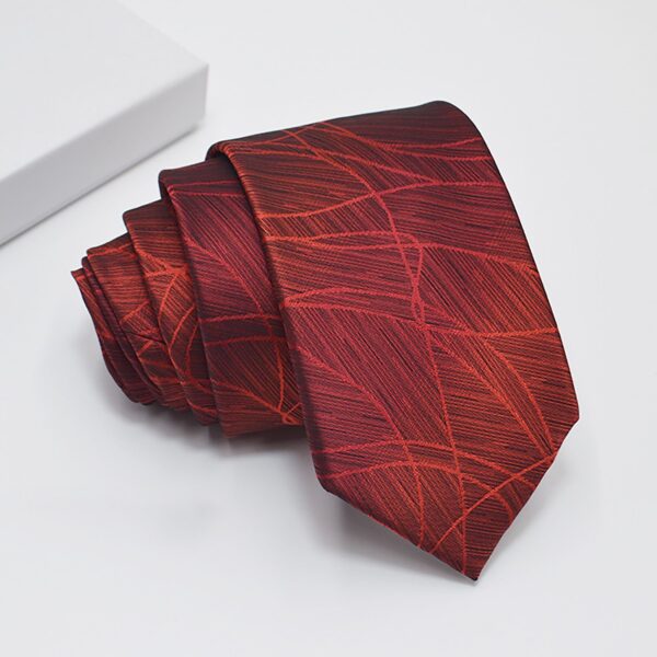 9 Pake Red Tie Mens Necktie  for Business and Wedding  Tie - Image 6