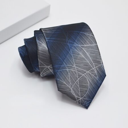 Mens Striped Tie  Woven Set Wedding Business Formal Gift Tie for Men