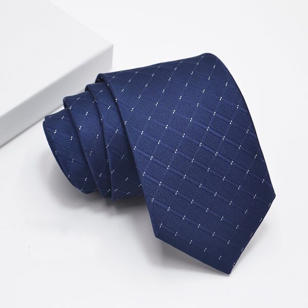 Mens Striped Tie  Woven Set Wedding Business Formal Gift Tie for Men - Image 7