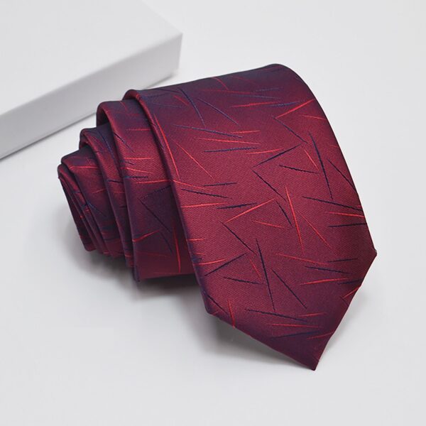 9 Pake Red Tie Mens Necktie  for Business and Wedding  Tie - Image 9
