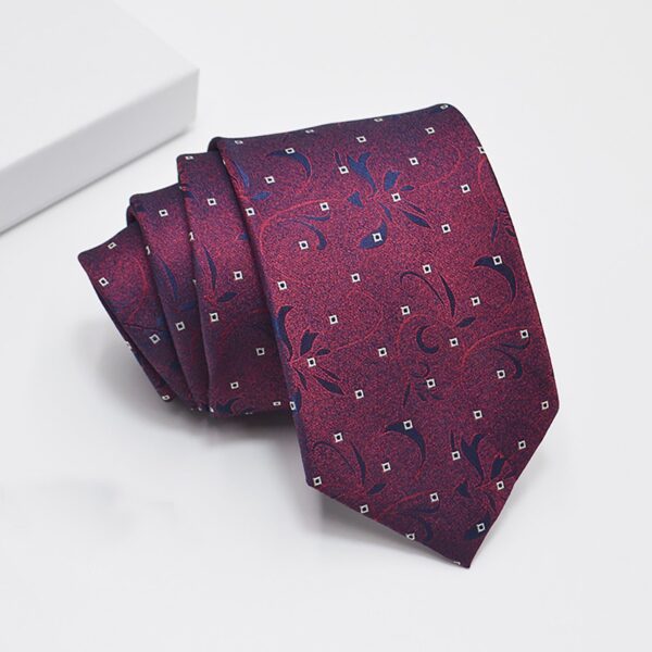 9 Pake Red Tie Mens Necktie  for Business and Wedding  Tie - Image 3